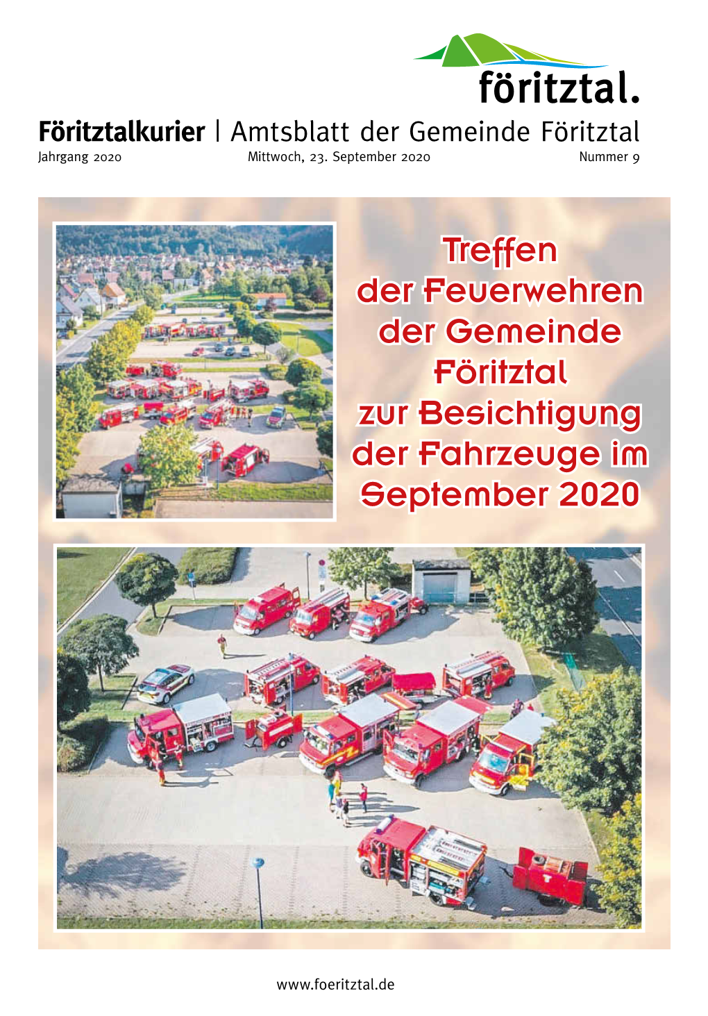 Treffen Der Feuerwehren Der Gemeinde Föritztal Zur Besichtigung Der Fahrzeuge Im September 2020