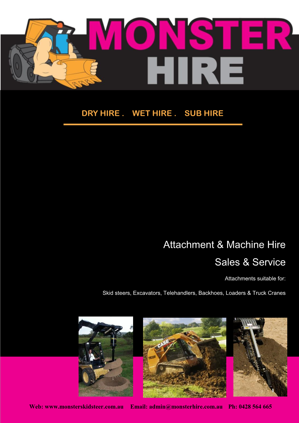 Attachment & Machine Hire Sales & Service