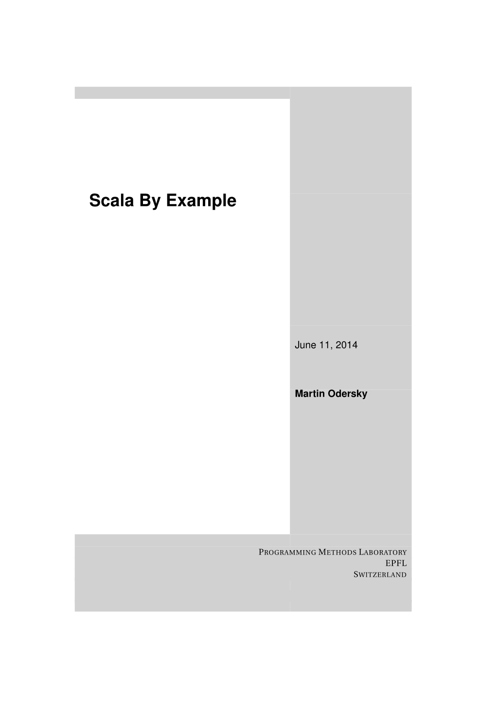 Scala by Example (PDF)