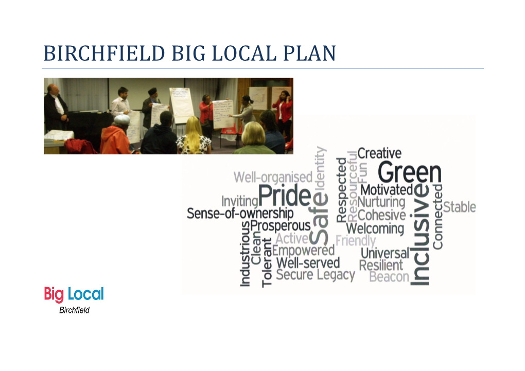 Birchfield Big Local Plan
