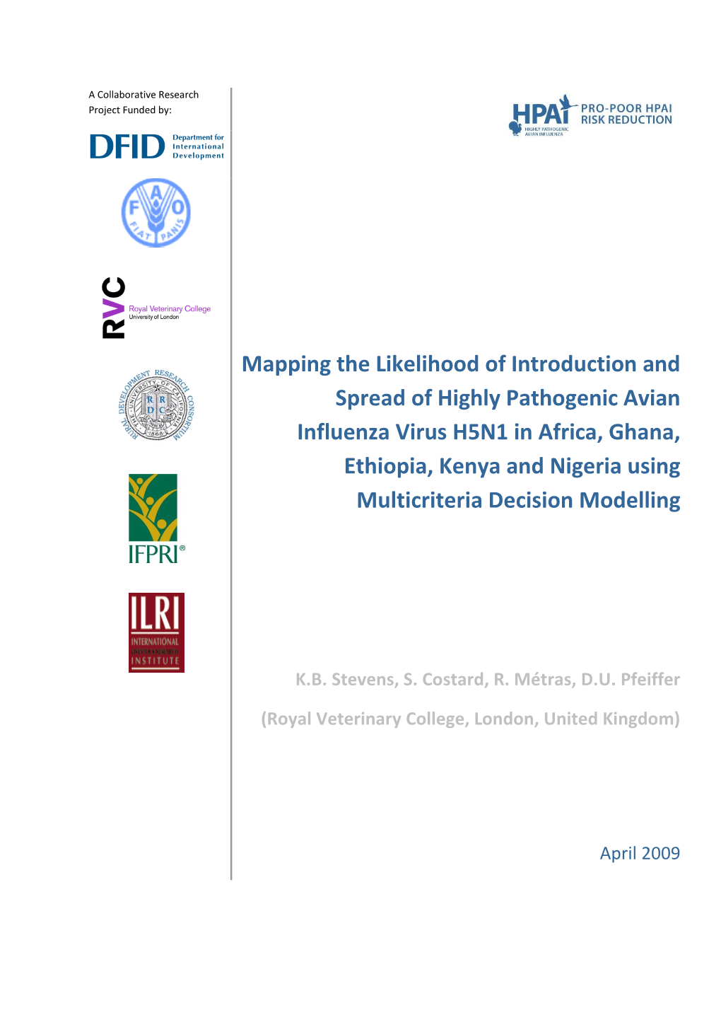 Mapping the Likelihood of Introduction and Spread of Highly Pathogenic Avian