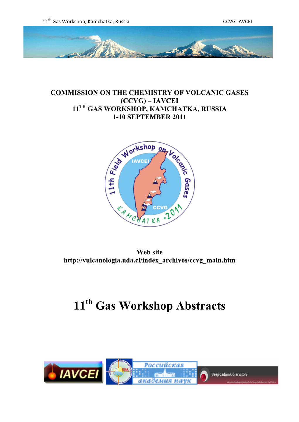 11 Gas Workshop Abstracts