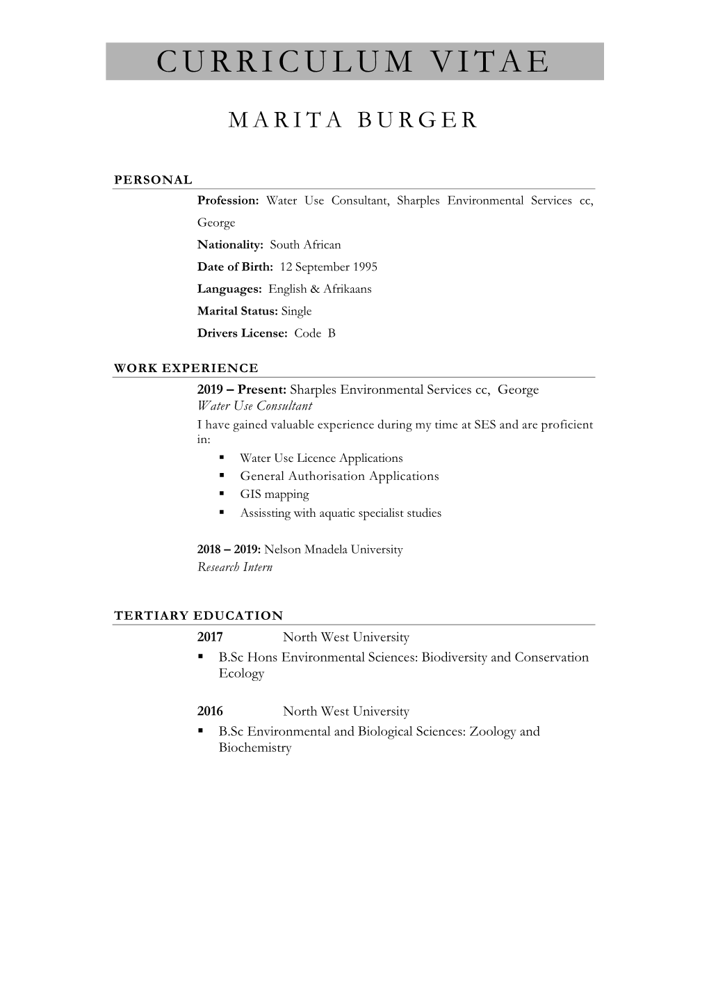 Elegant Resume