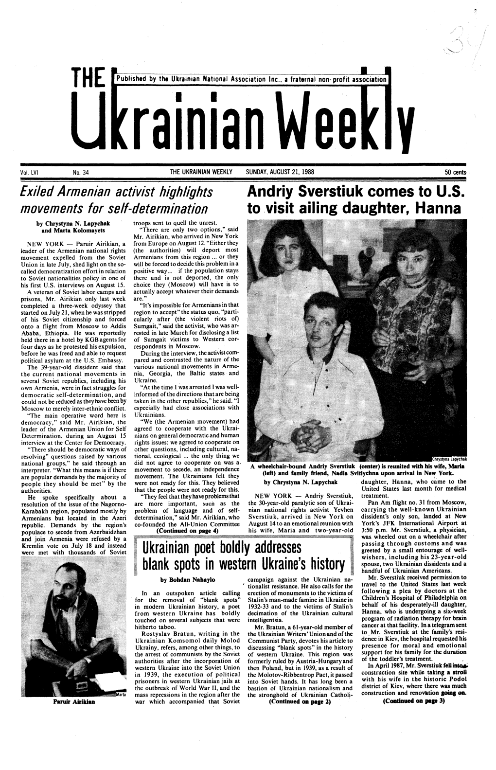 The Ukrainian Weekly 1988