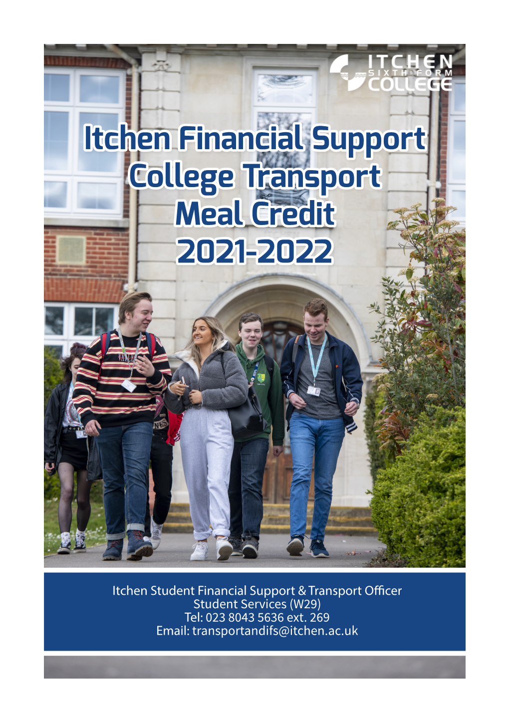 Itchen Financial Support College Transport Meal Credit 2021-2022