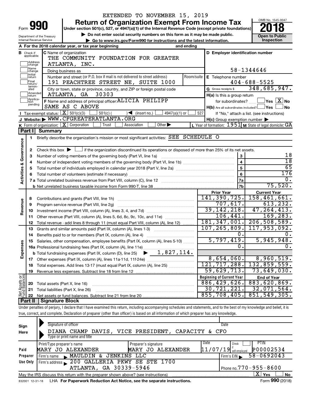 Return of Organization Exempt from Income Tax OMB No