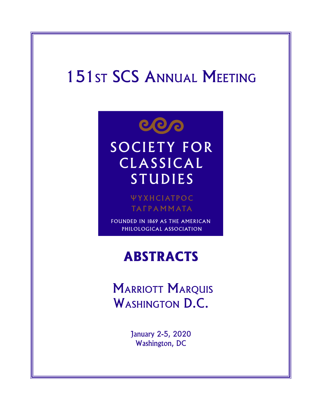 ABSTRACTS Sc S a 2020