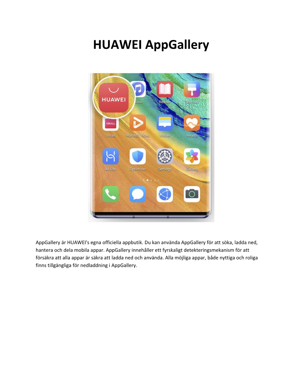 HUAWEI Appgallery