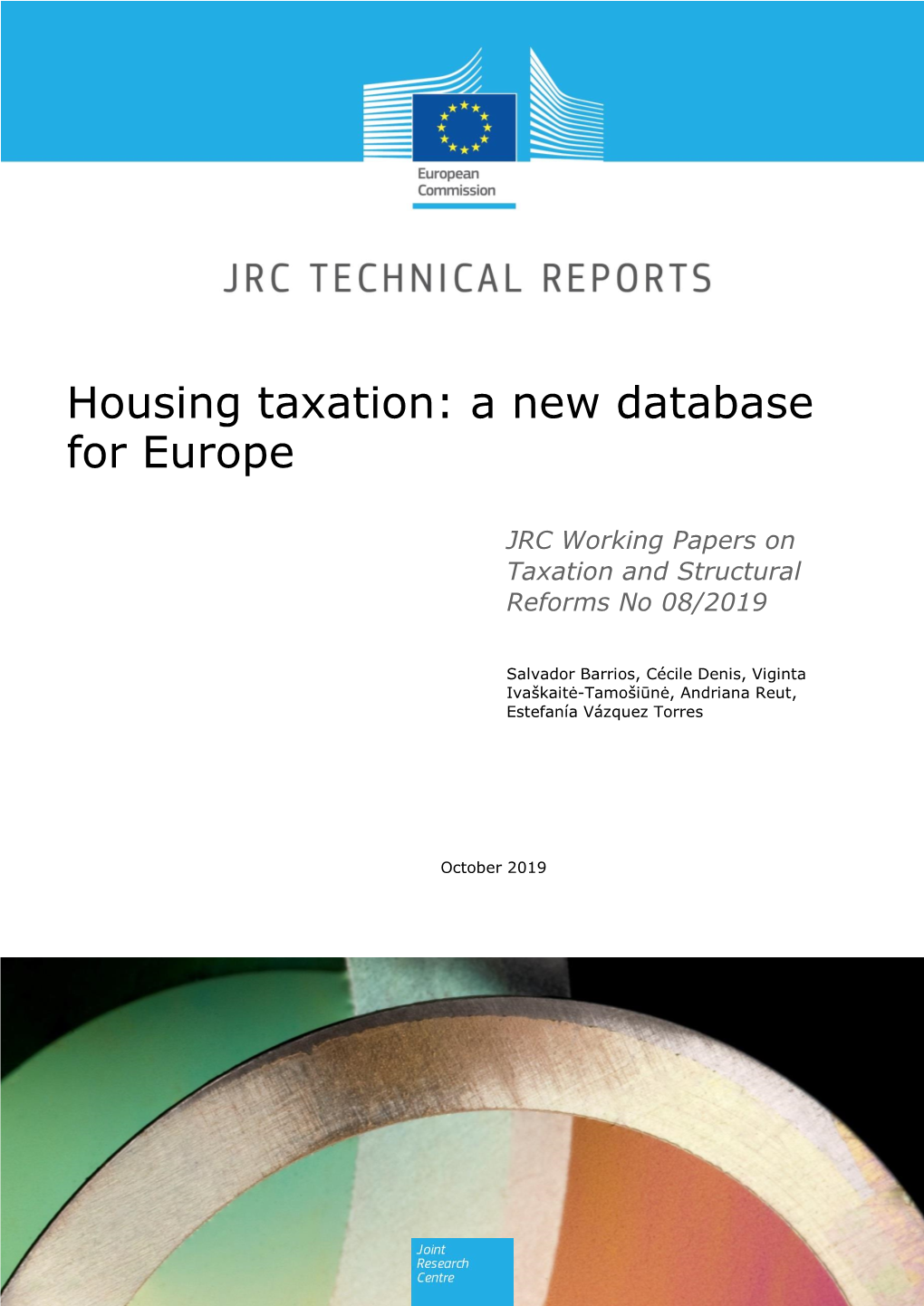 Housing Taxation: a New Database for Europe