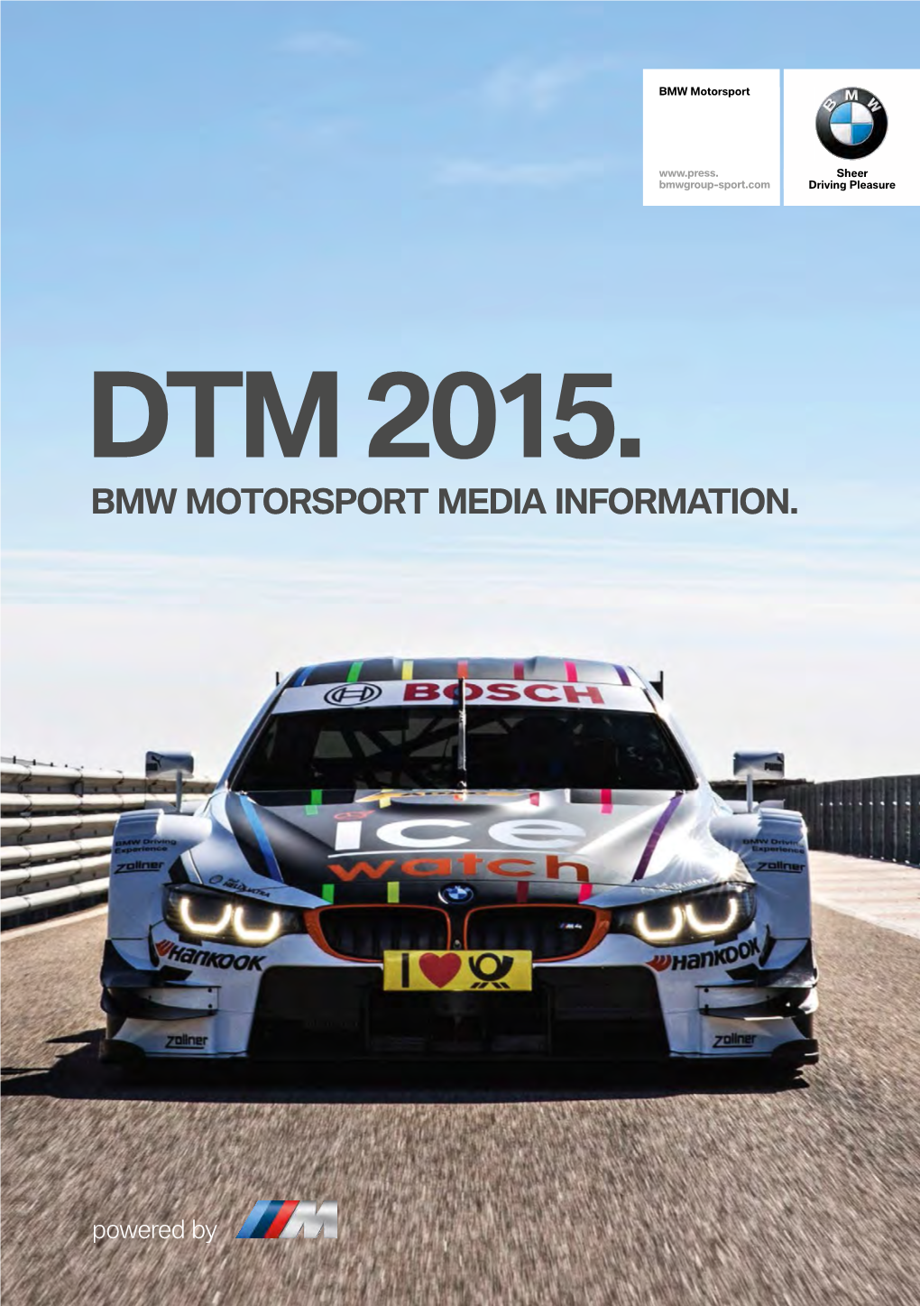 Dtm 2015. Bmw Motorsport Media Information