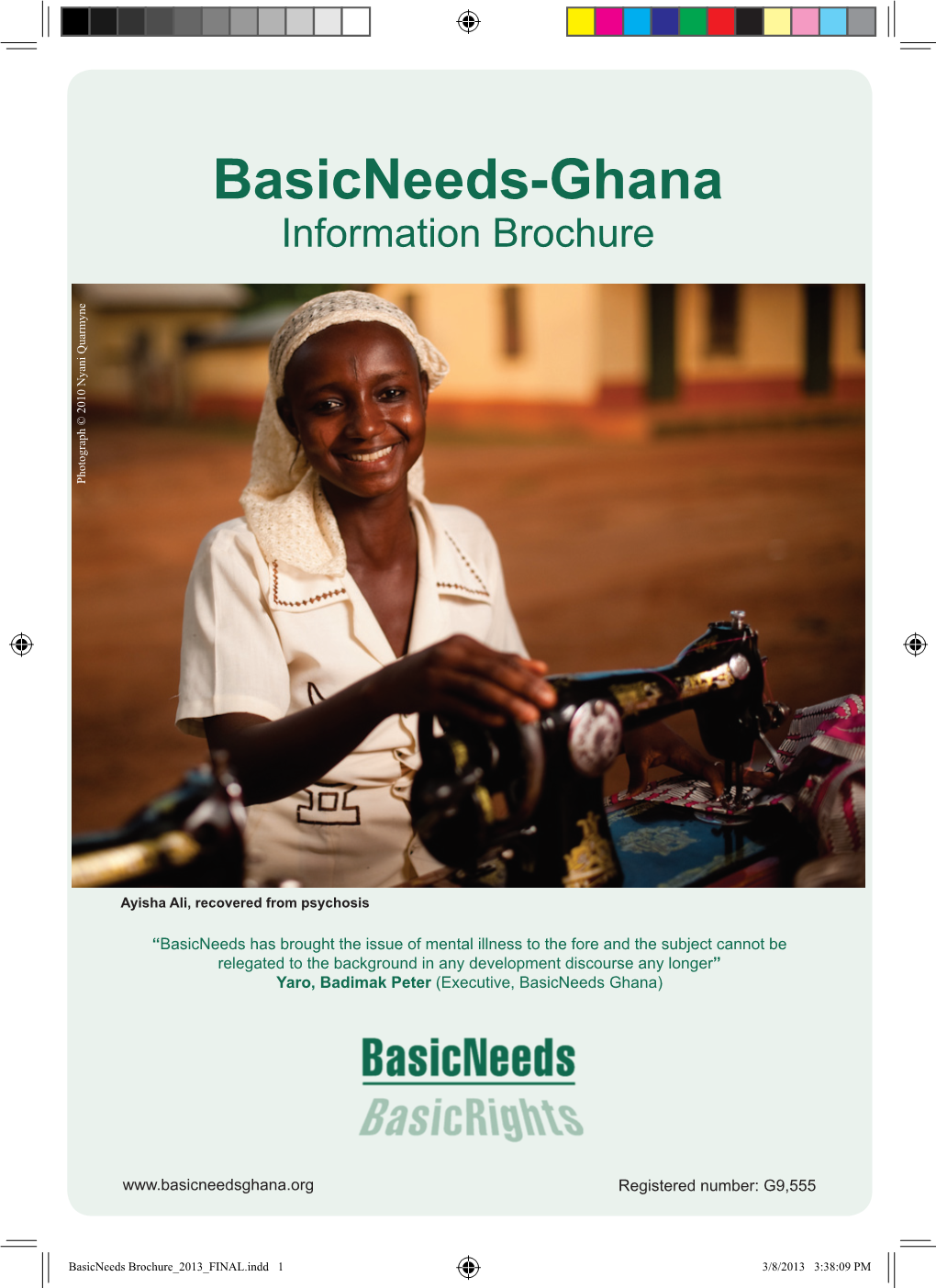Basicneeds-Ghana Information Brochure Photograph © 2010 Nyani Quarmyne