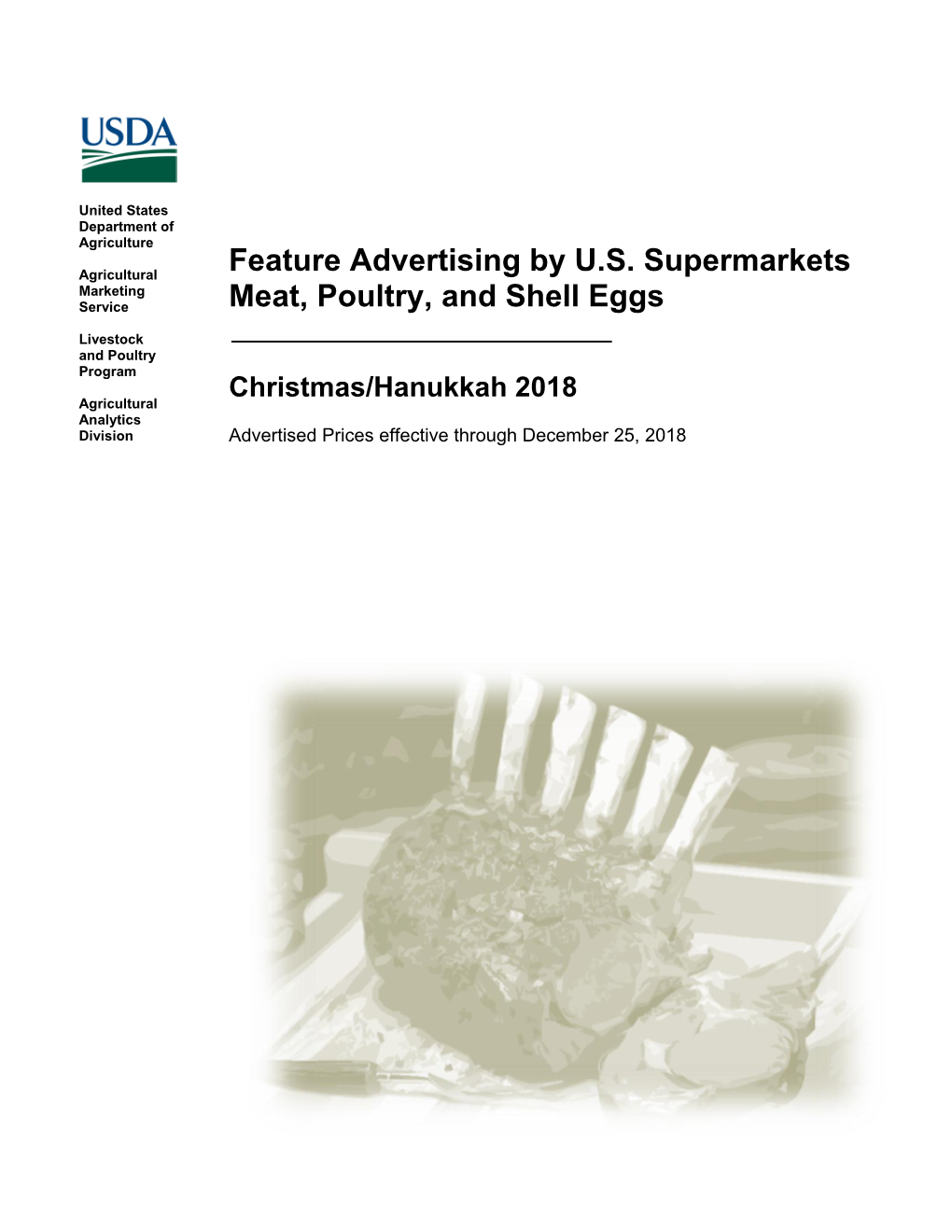 Feature Advertising by U.S. Supermarkets Meat, Poultry, And