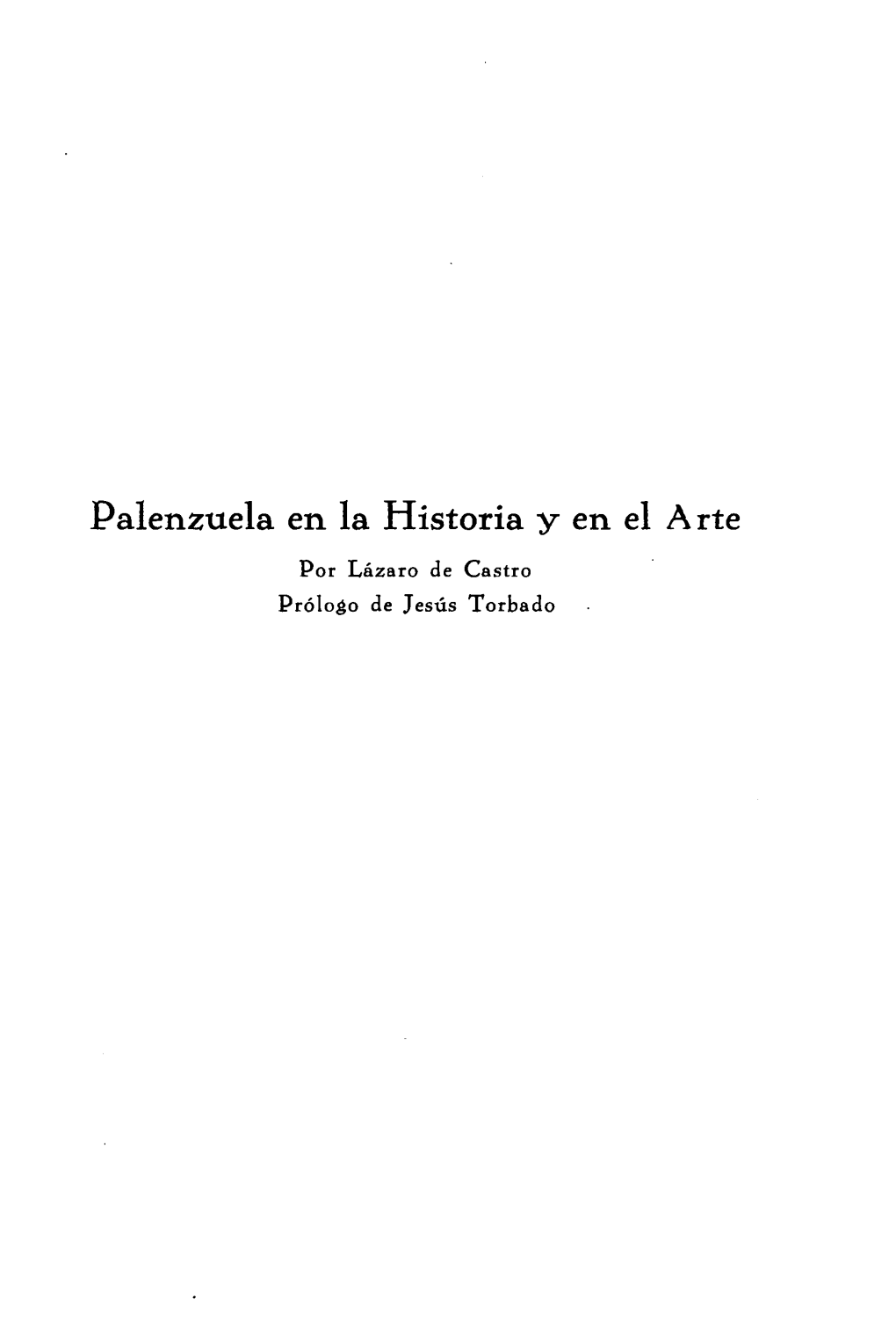 Palenzuela En La Historia Y En El Arte