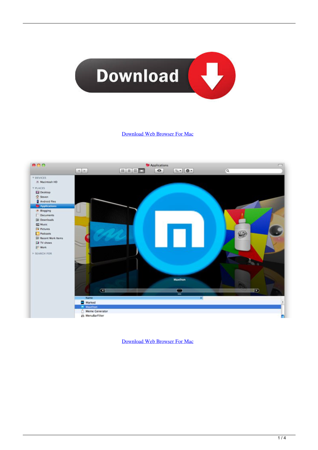 Download Web Browser for Mac