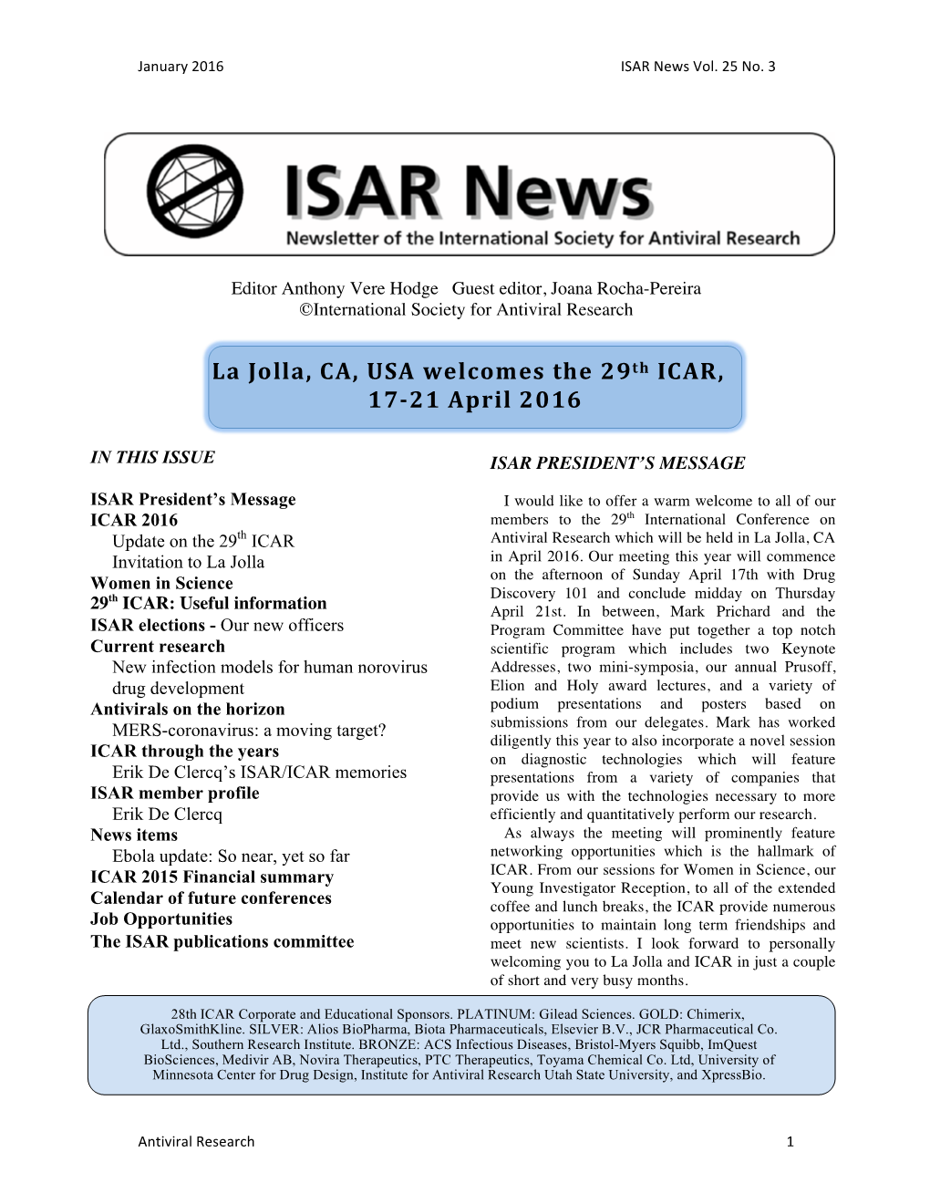 ISAR News 25.3 Final 25 Jan 16
