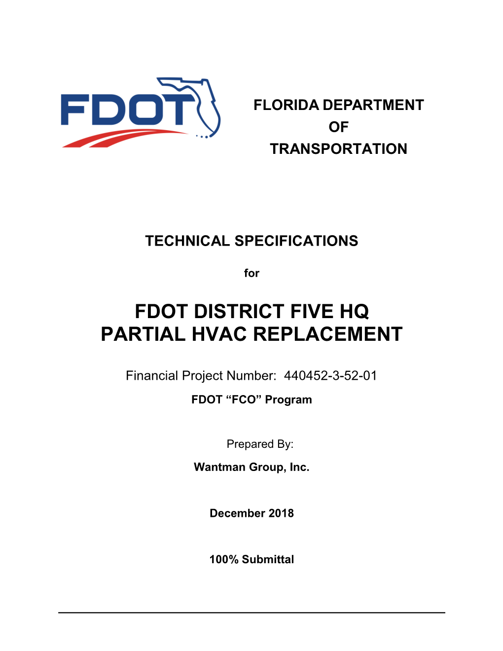 Fdot District Five Hq Partial Hvac Replacement