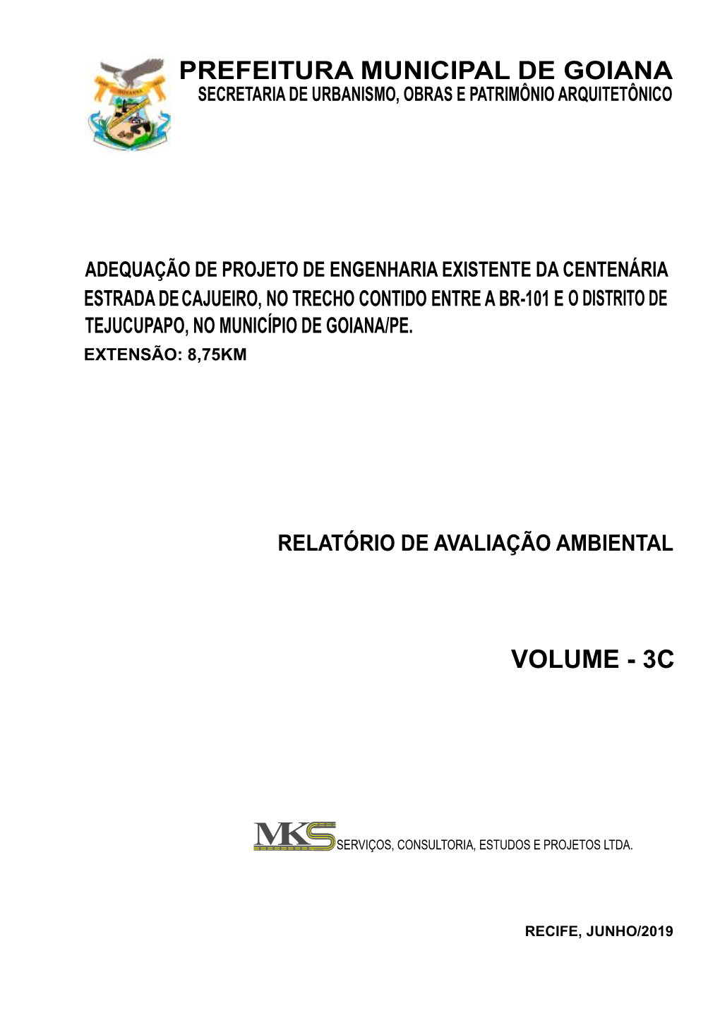Relatório De Avaliação Ambiental – Volume 3C