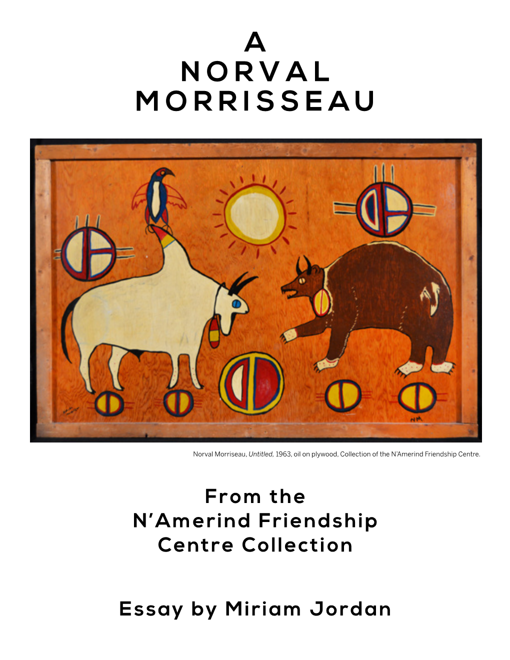 A Norval Morrisseau