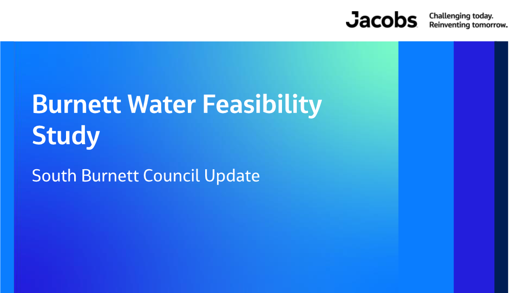 Burnett Water Feasibility Study