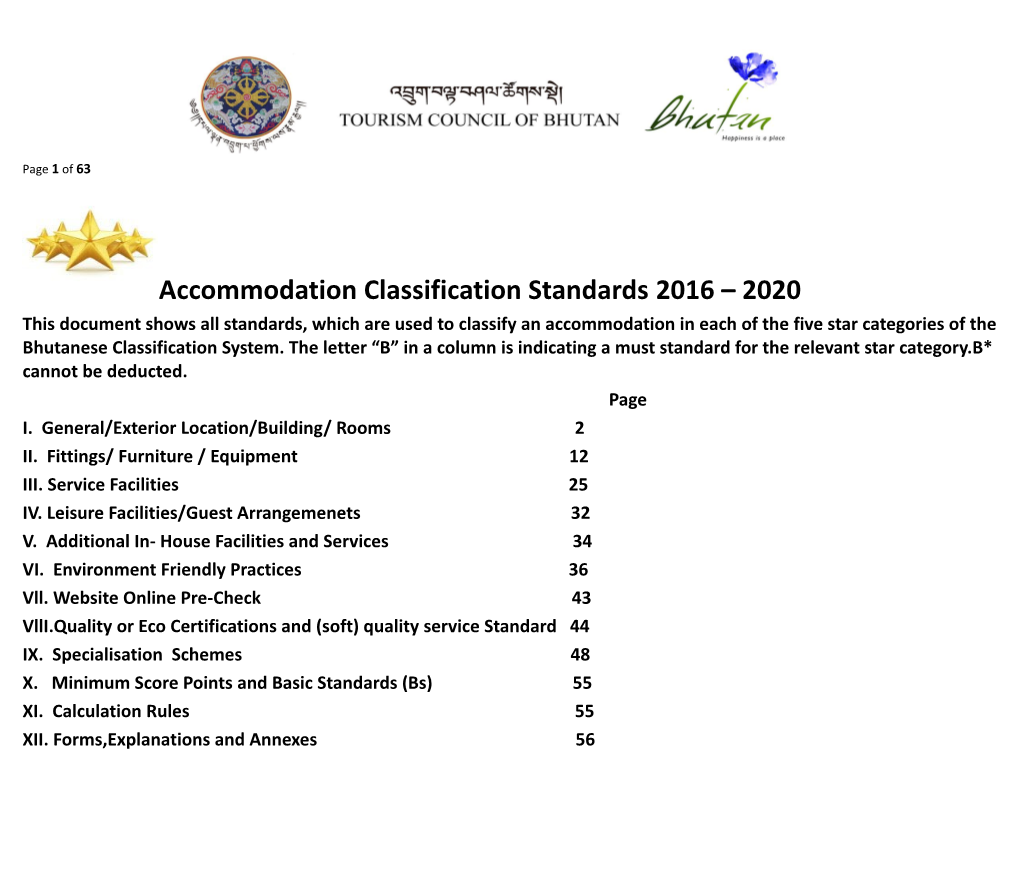 Star Rating Standards Page 1 of 47