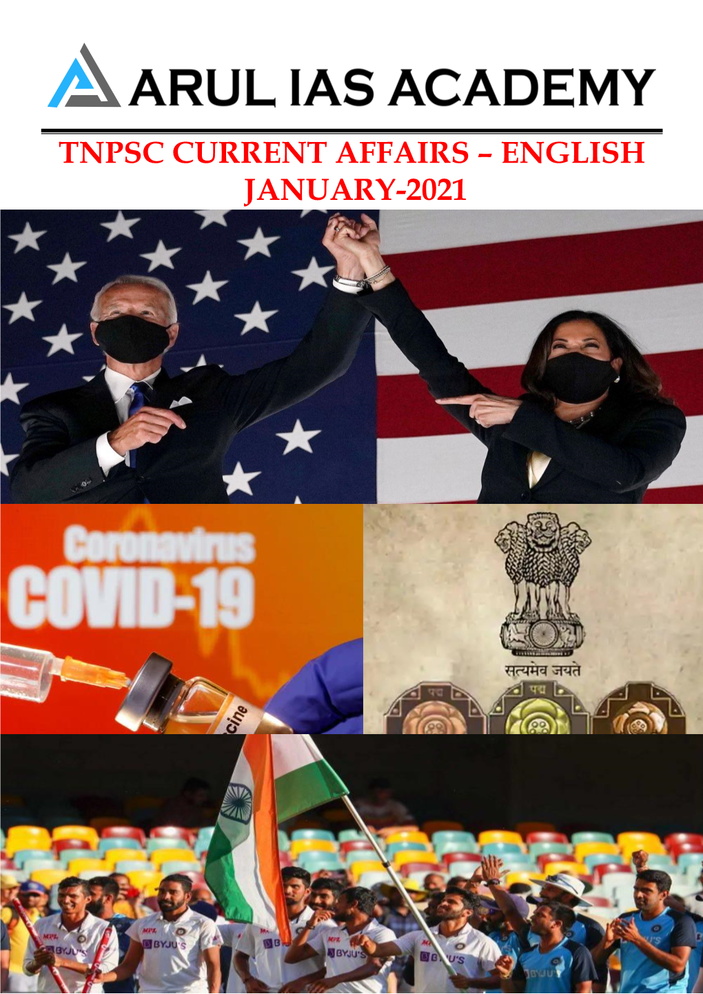 Tnpsc Current Affairs – English January-2021