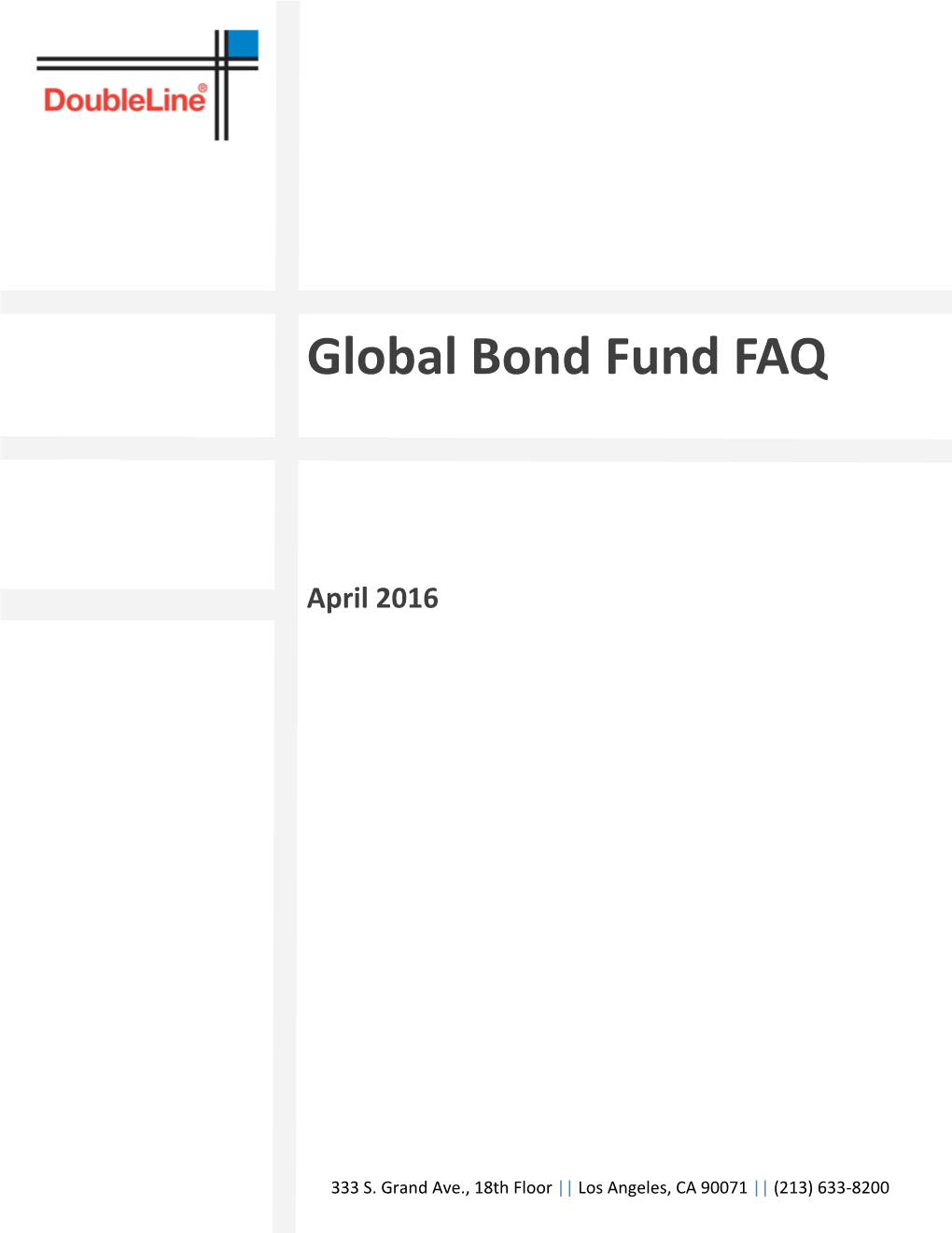 Global Bond Fund FAQ