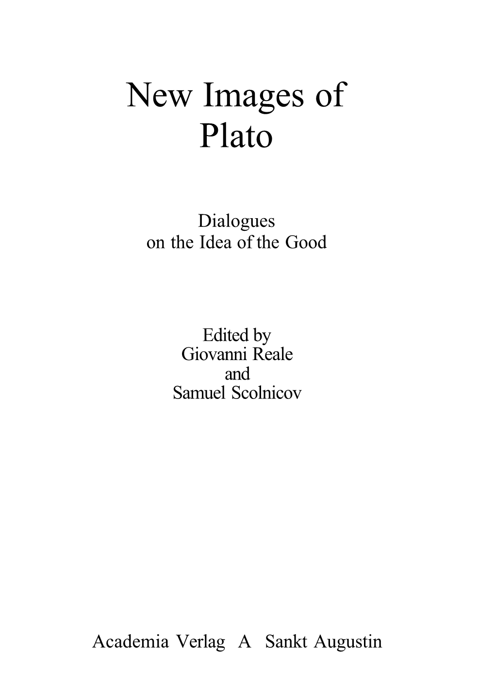 New Images of Plato