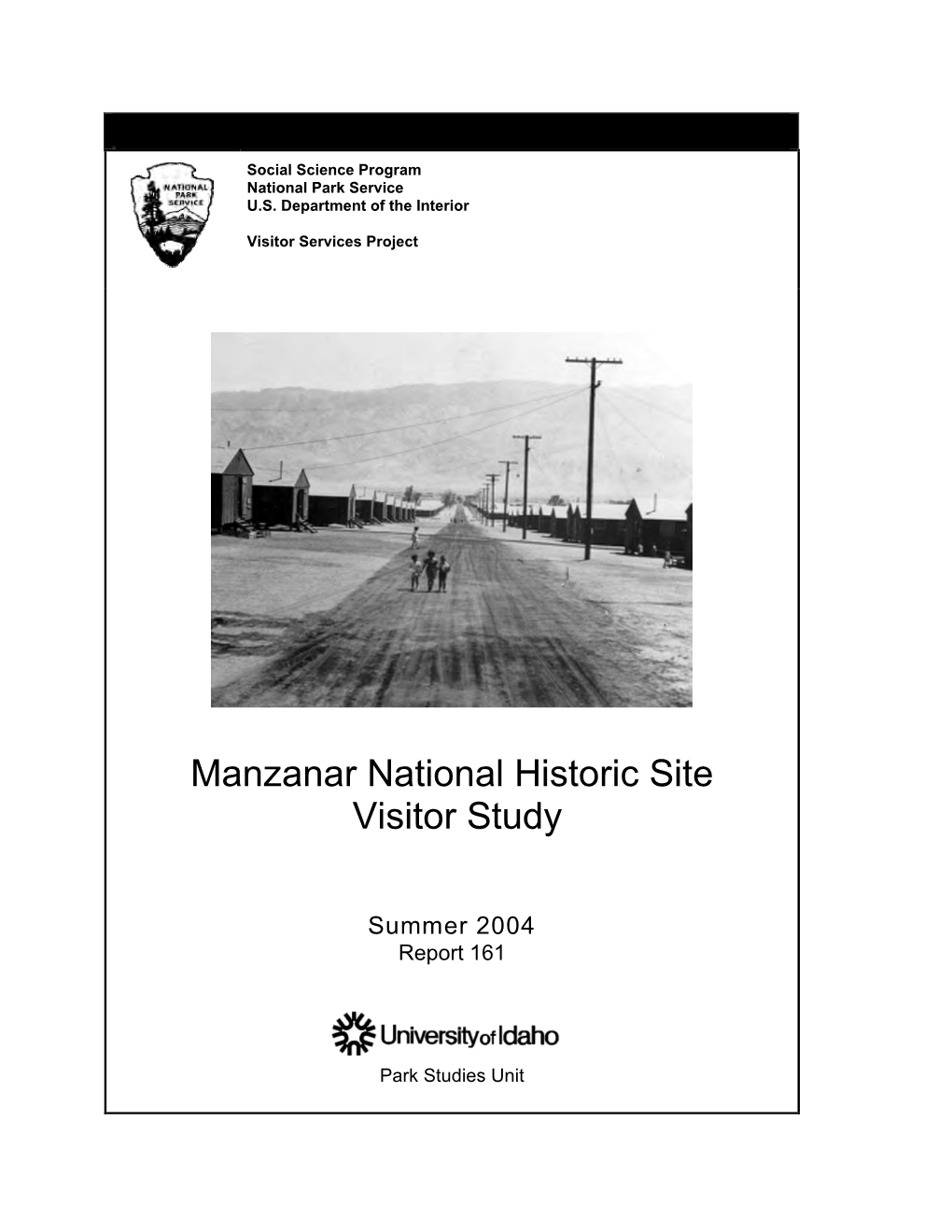 Manzanar National Historic Site Visitor Study