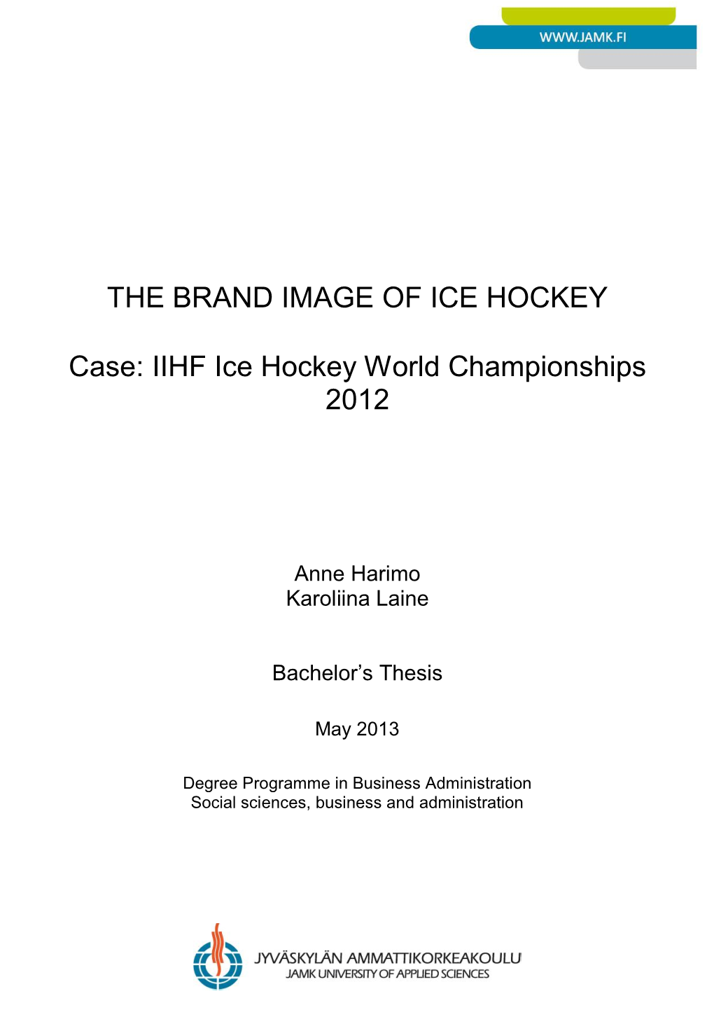 IIHF Ice Hockey World Championships 2012