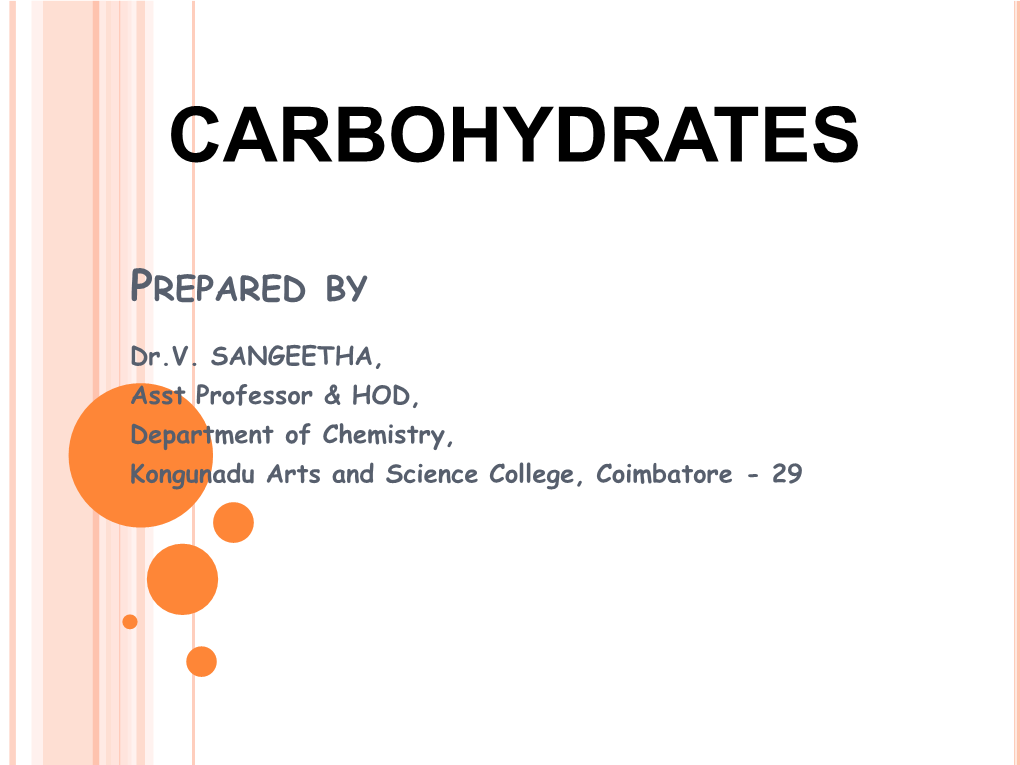 Carbohydrates