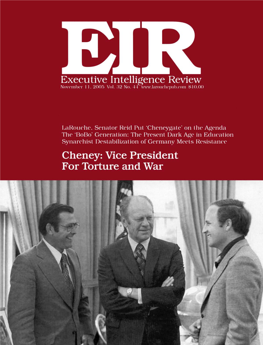 Executive Intelligence Review, Volume 32, Number 44, November