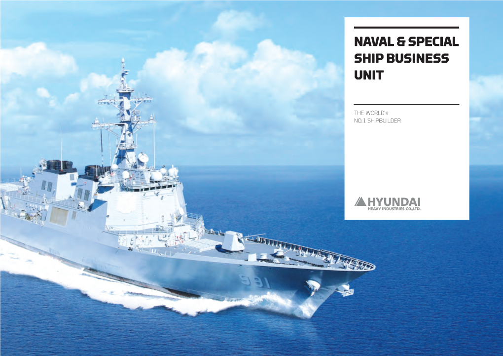 Naval & Special Ship Business Unit