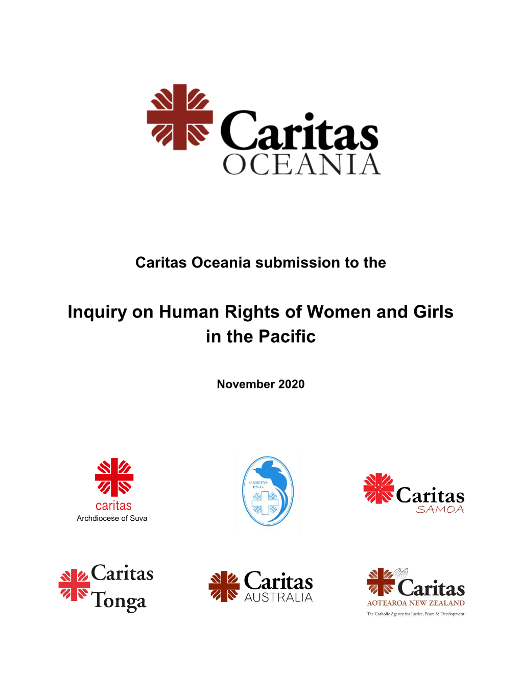 Inquiry on Human Rights of Women and Girls in the Pacific