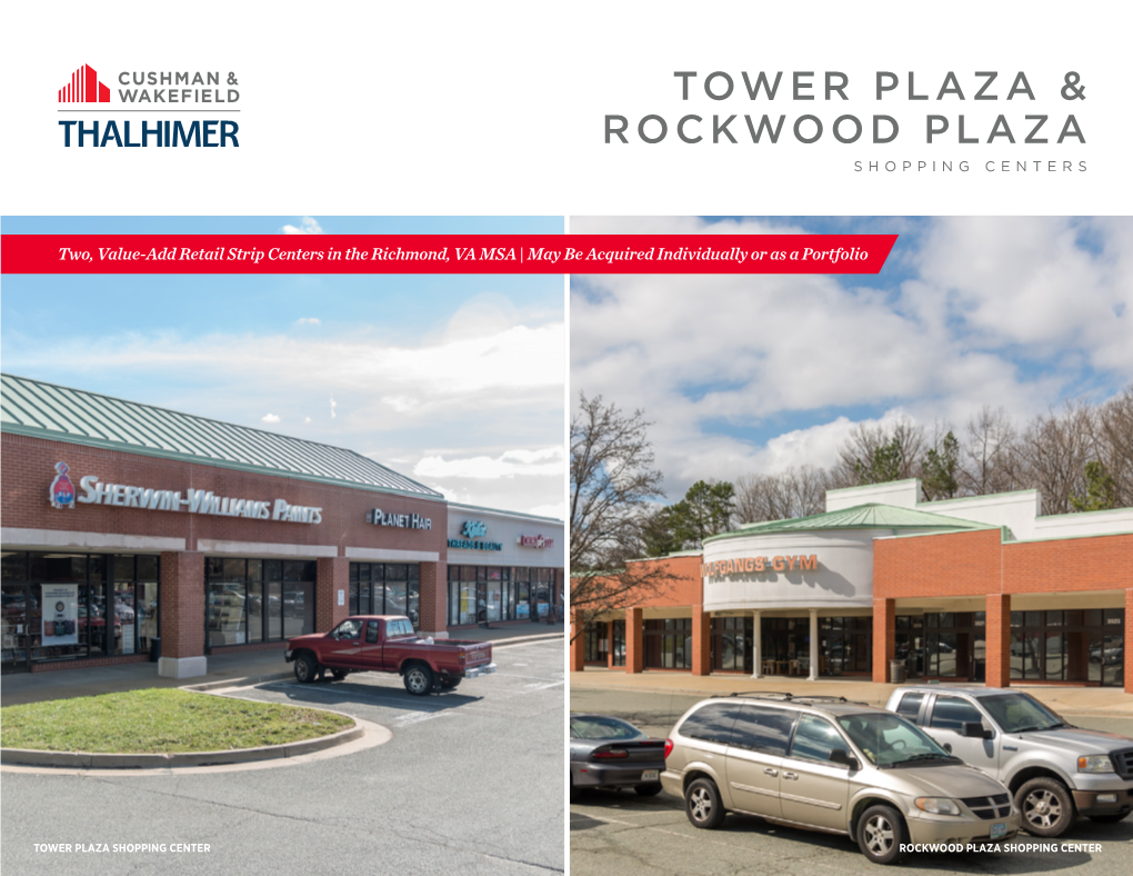 Tower Plaza & Rockwood Plaza