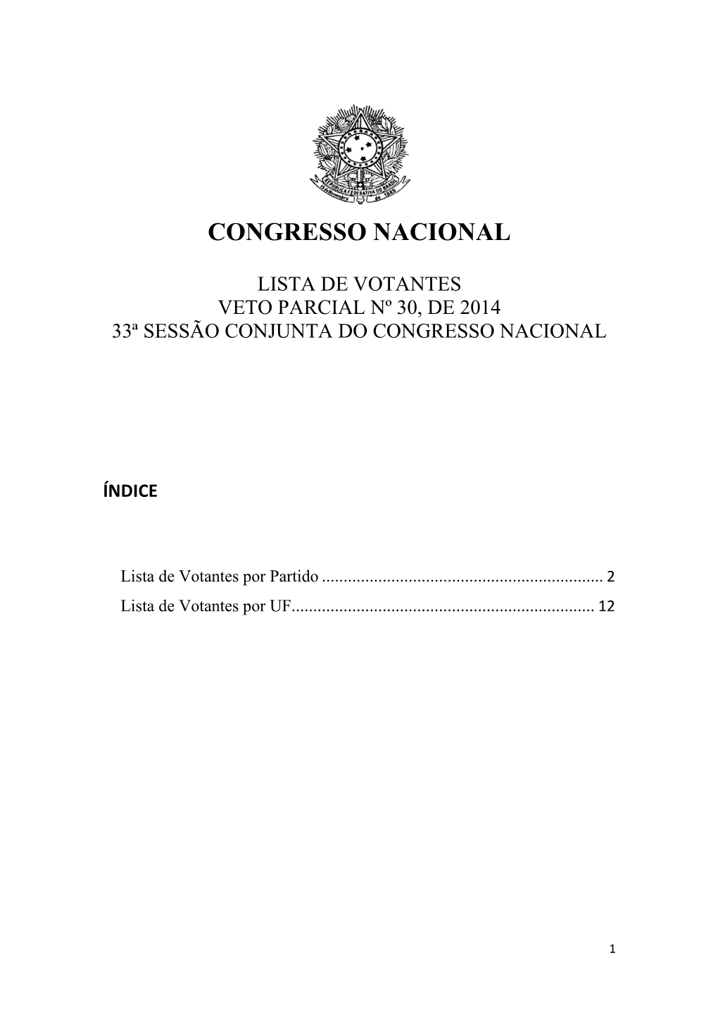 Congresso Nacional