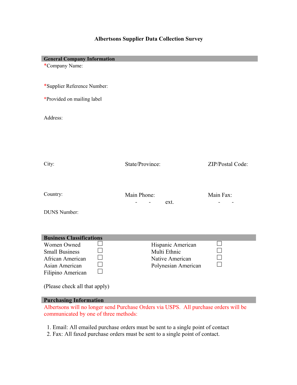 Deal Sheet Email Template