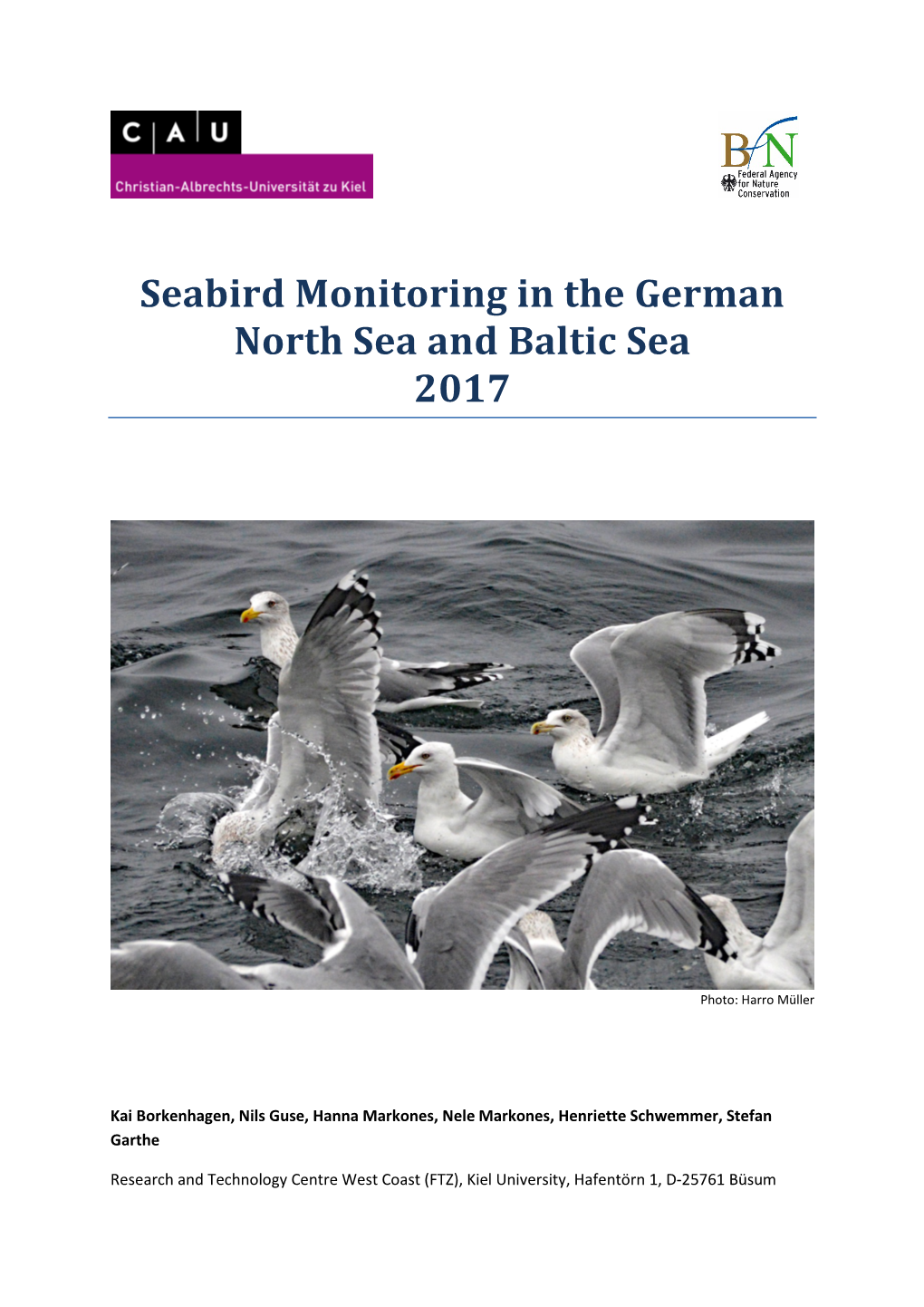 Seabird Monitoring in the German North Sea and Baltic Sea 2017