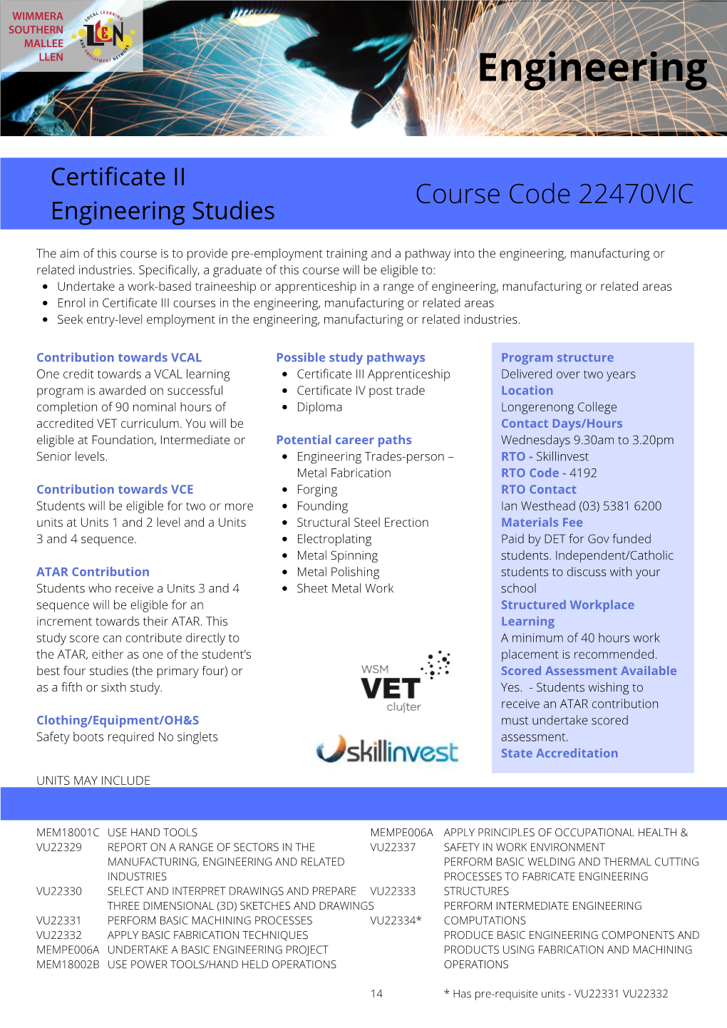 Certificate II Engineering Studies