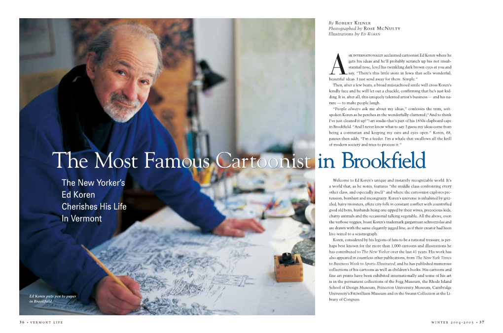 The Most Famous Cartoonist in Brookfield