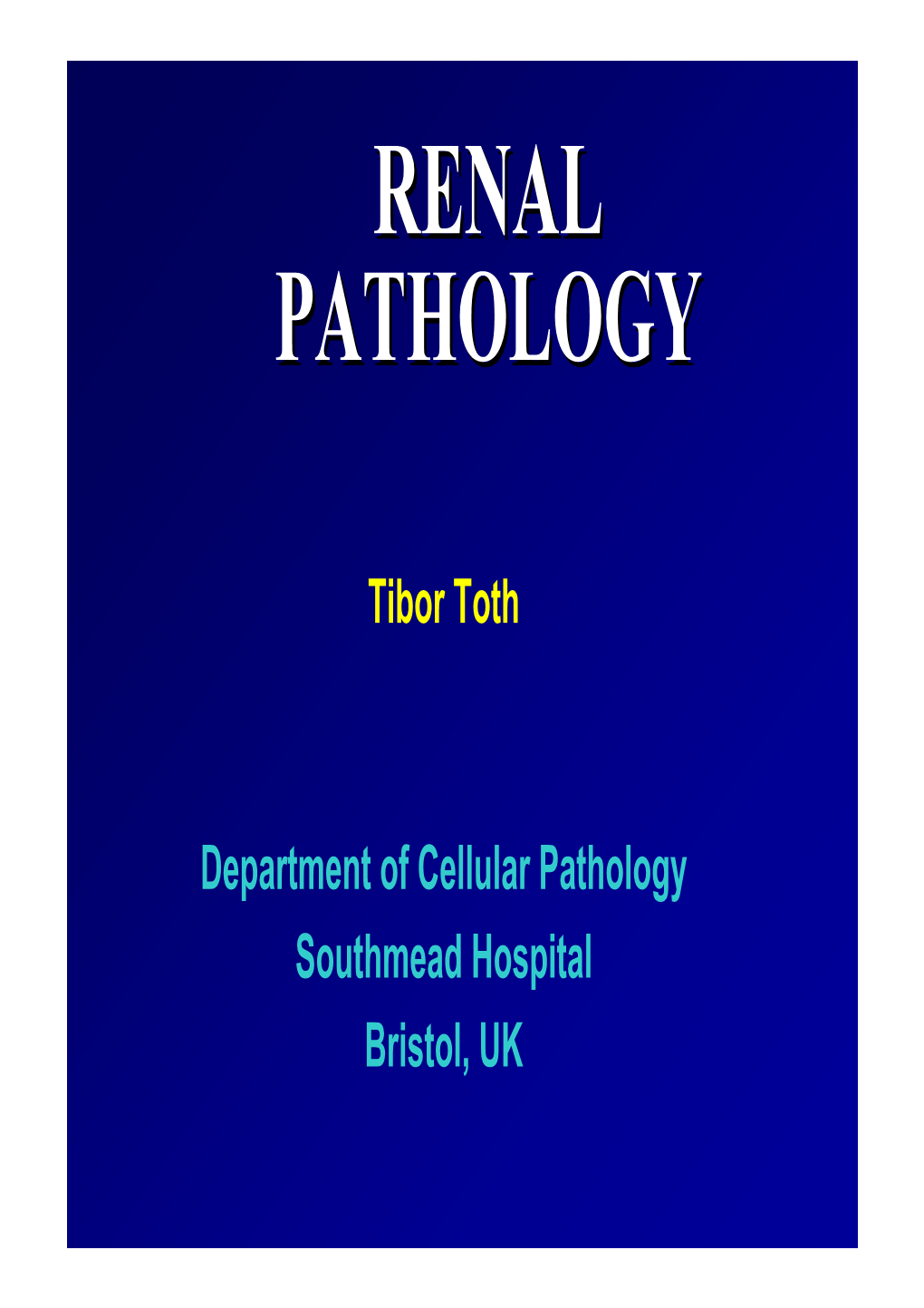 Renal Pathologypathology