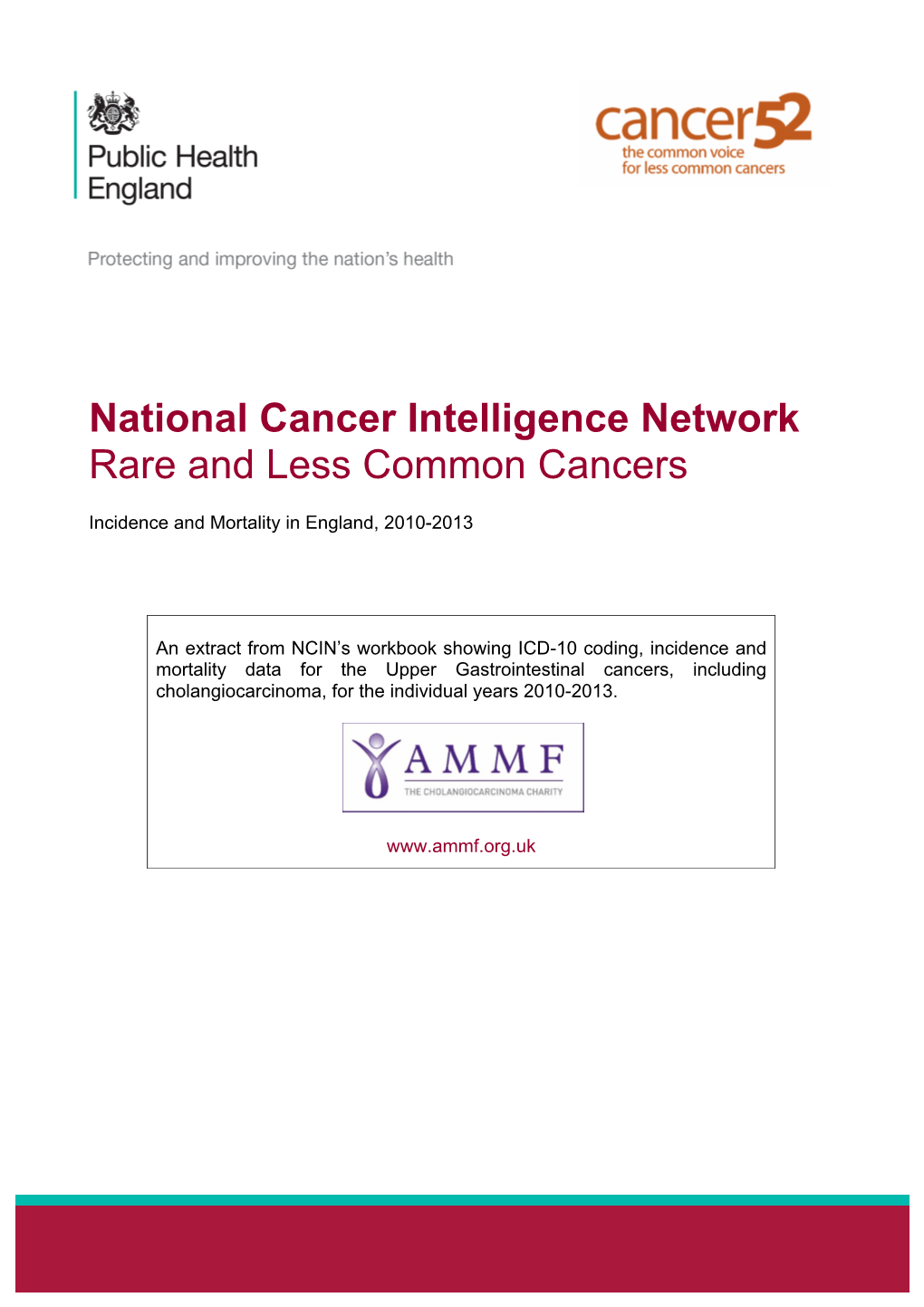 National Cancer Intelligence Network Rare and Less Common Cancers