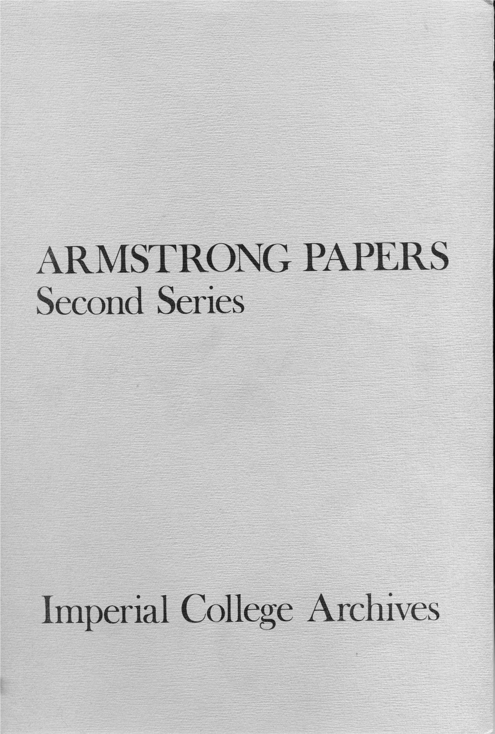 Armstrong, Second Series