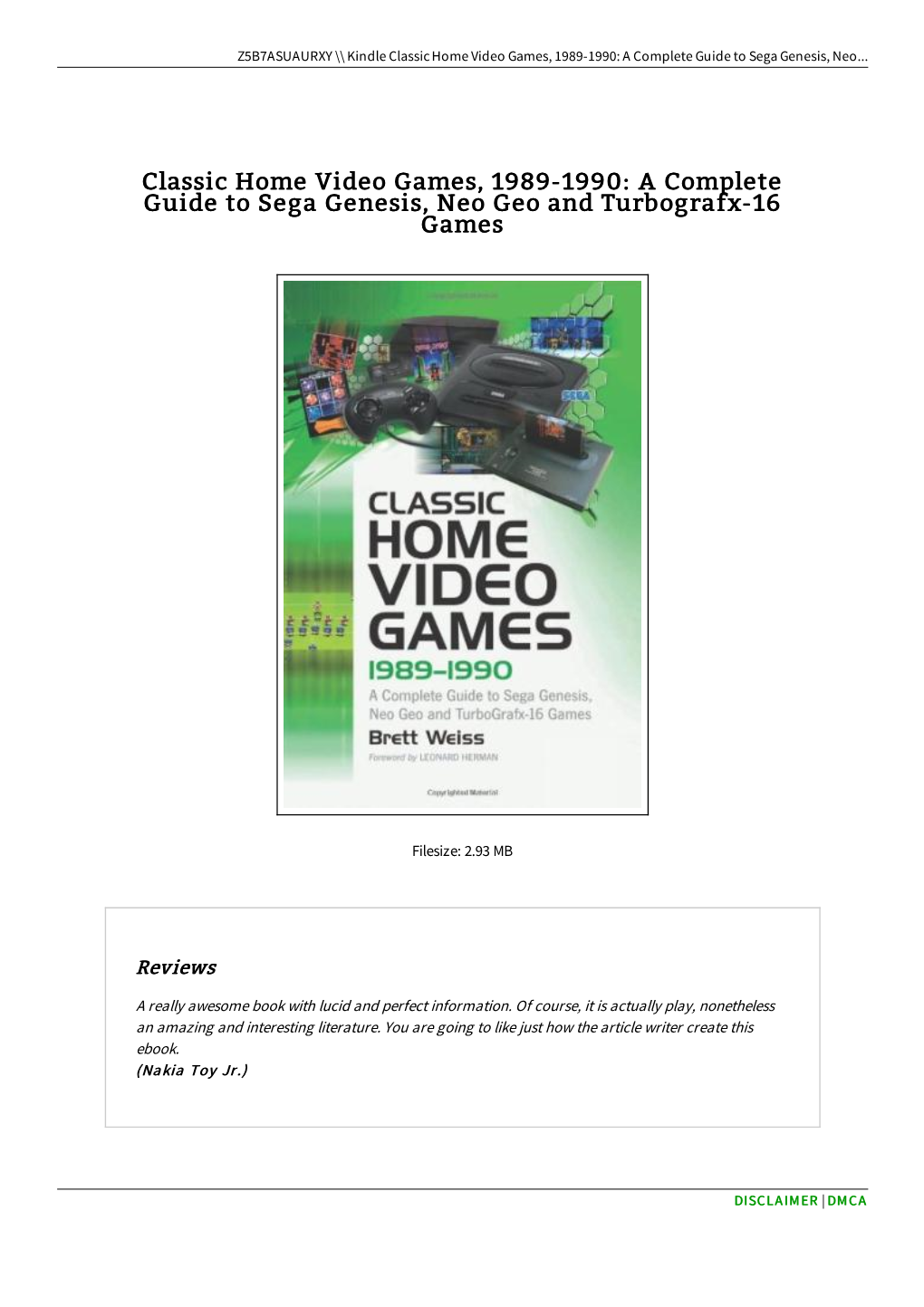 Download Book Classic Home Video Games, 1989-1990: A