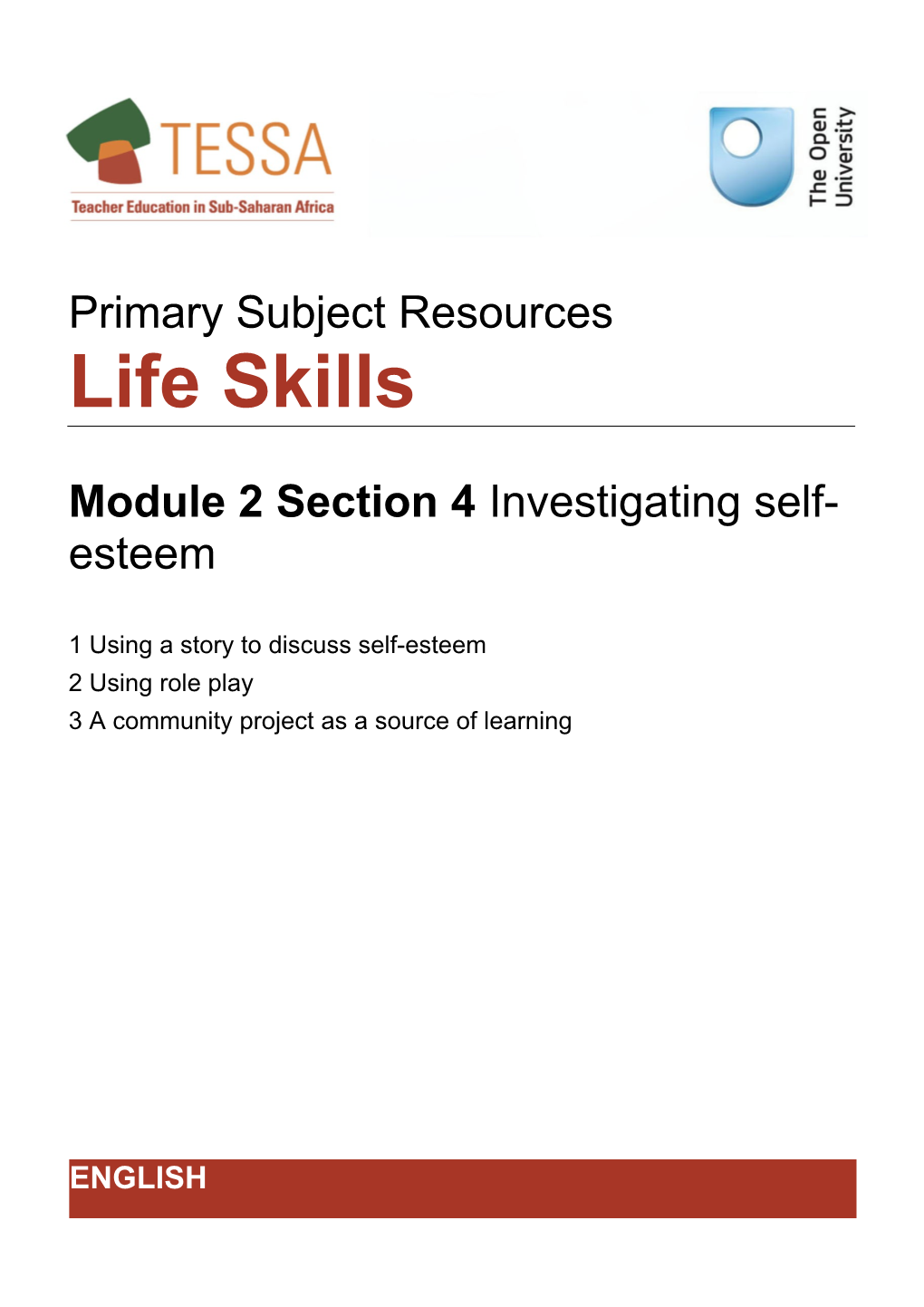 Section 4 : Investigating Self-Esteem