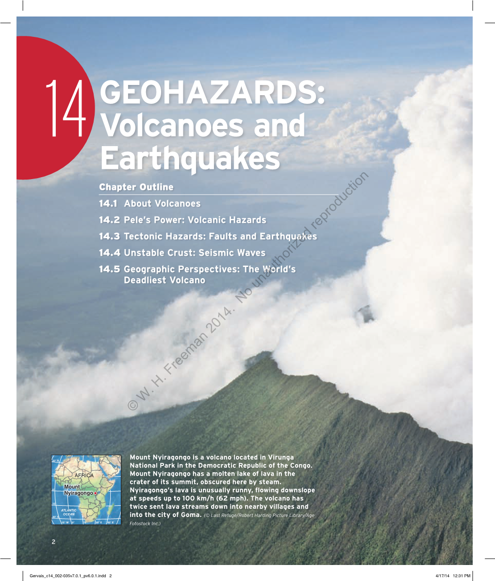 Geohazards: Volcanoes and Earthquakes 5