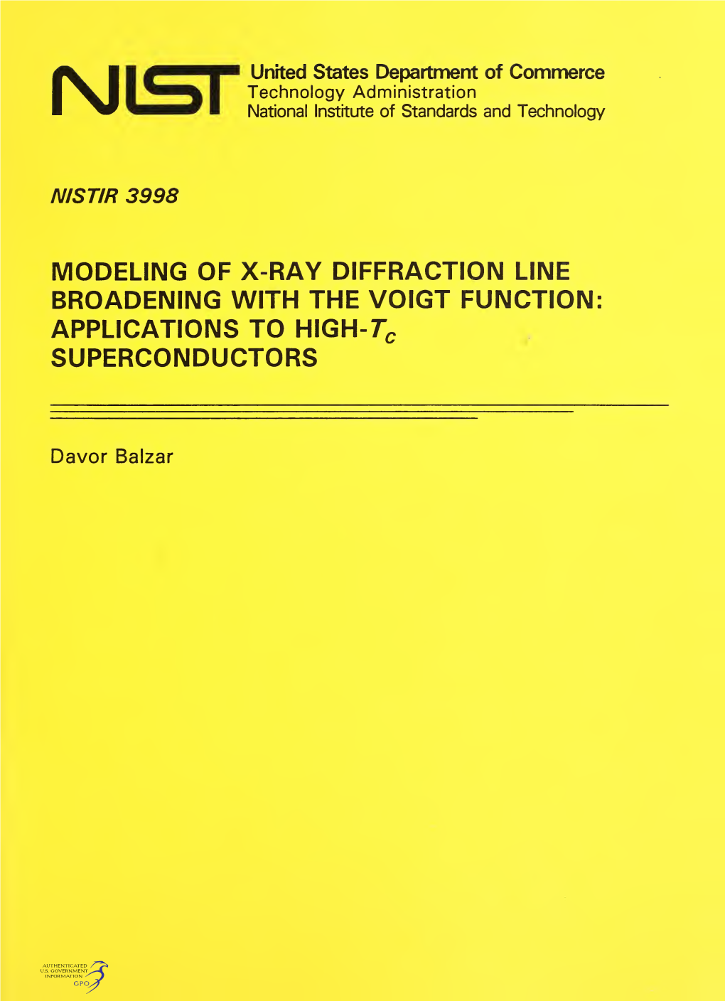 Modeling of X-Ray Diffraction Line Broadening with Voigt Function