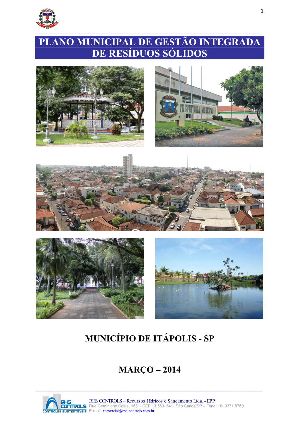 Plano Municipal De Gestão Integrada De Resíduos Sólidos