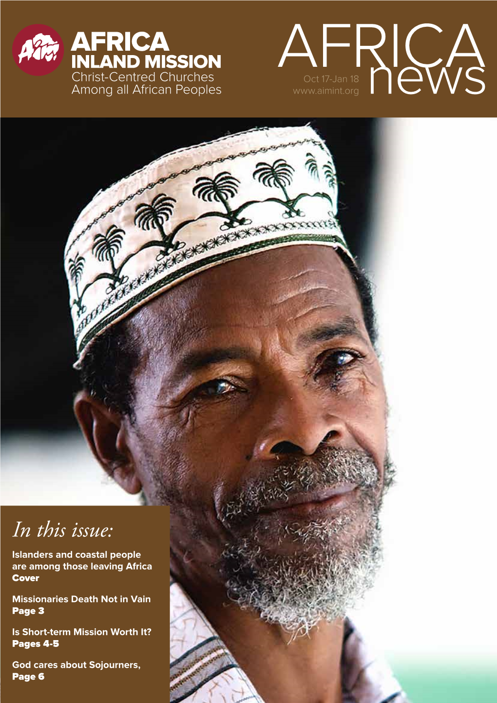 In This Issue: Islanders and Coastal People Are Among Those Leaving Africa Cover