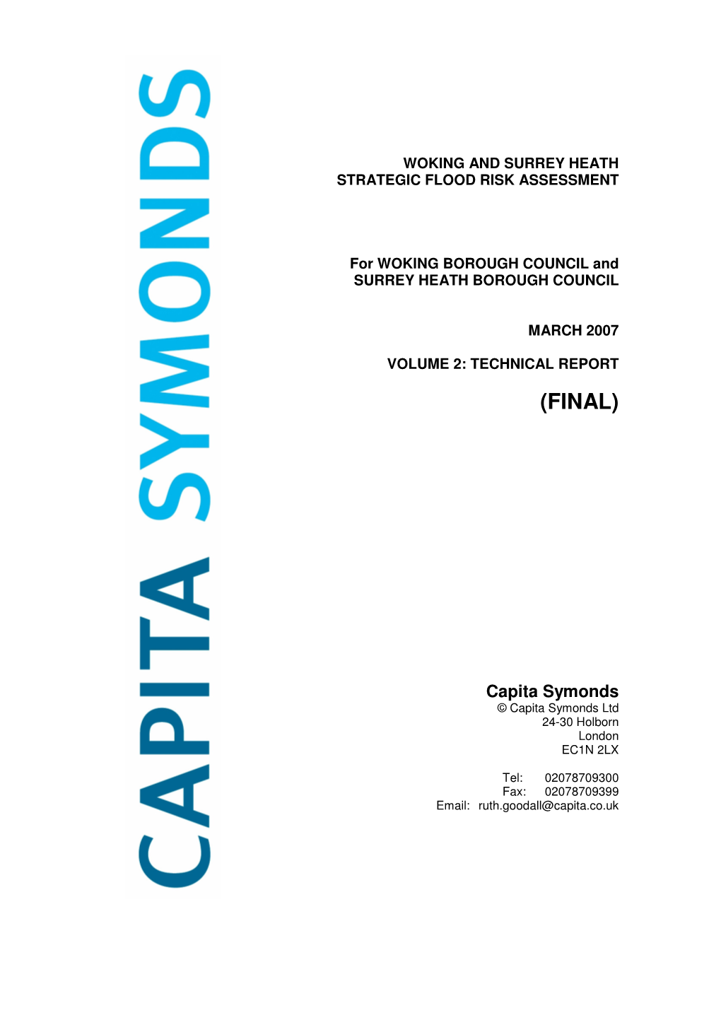 River Bourne Sfra Technical Report