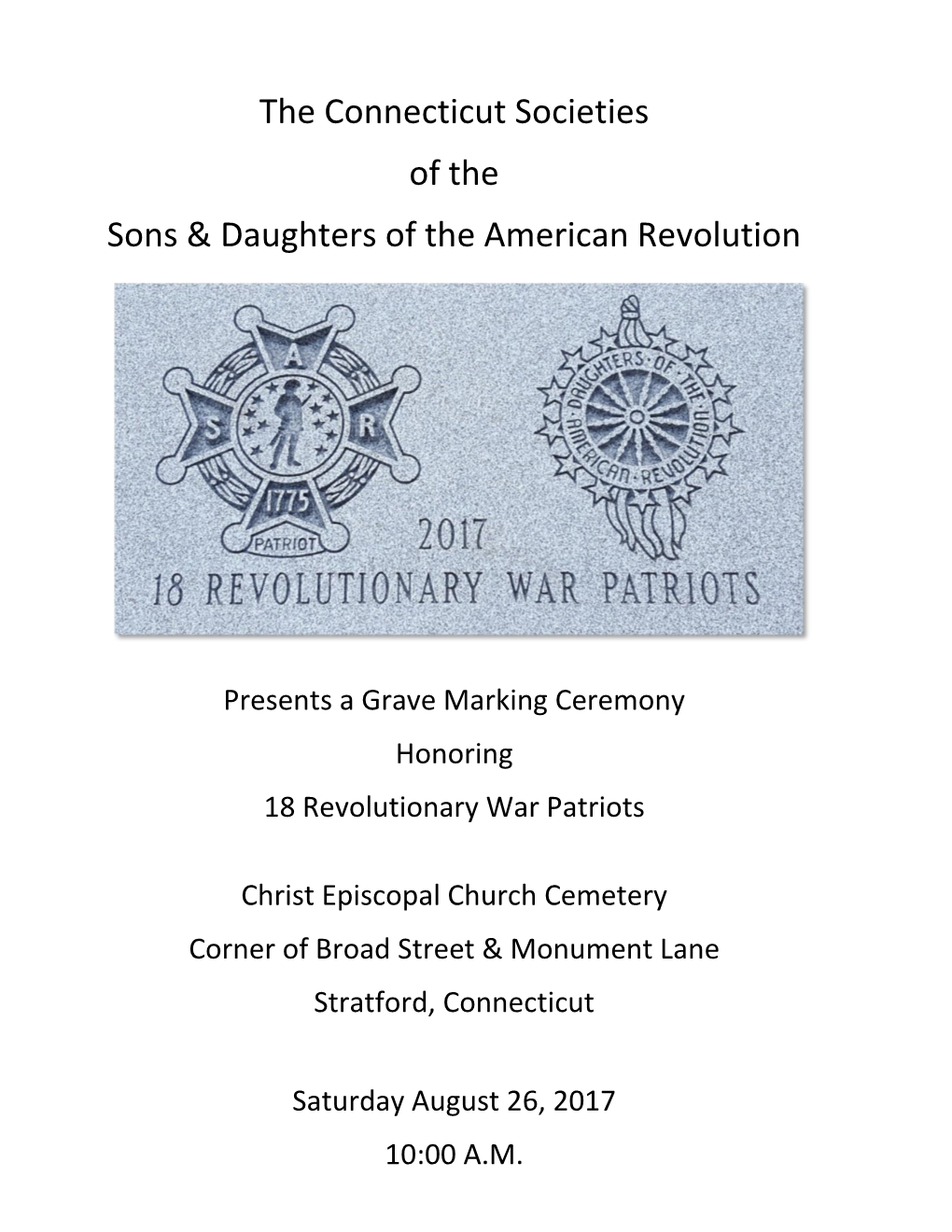 Grave Marking Program